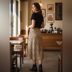 Charlie Holiday Mimi Ditzy Floral Midi Skirt